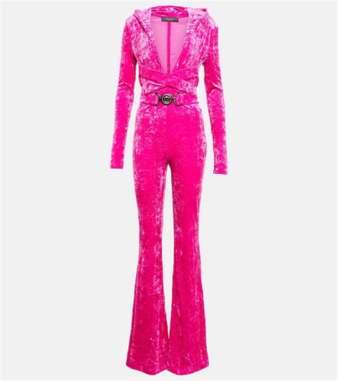 versace woman jumpsuit|net a porter Versace.